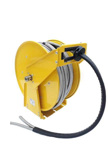 3-8inç - oksi aset yanmaz hortum paslanmaz örgü k?l?fl? - 20 Metre - Yayl? Hortum Makaras?-rodakon-standart-1x16-1