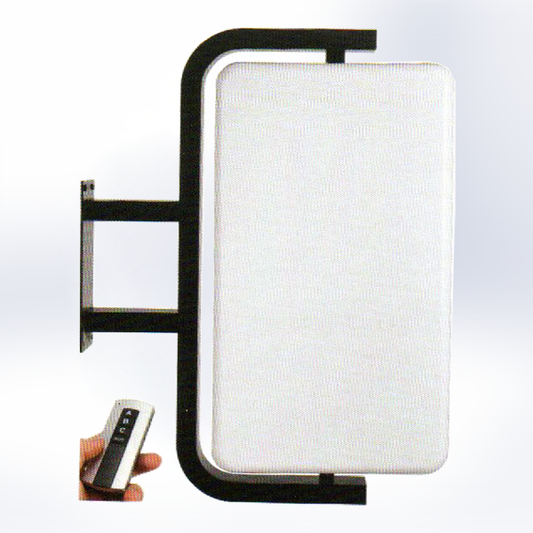REC-PF-90-50cm Rectangle Rotary Signboard
